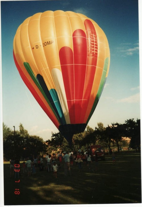 Auch Ballon fahren gab es schon beim TuSpo Röllshausen