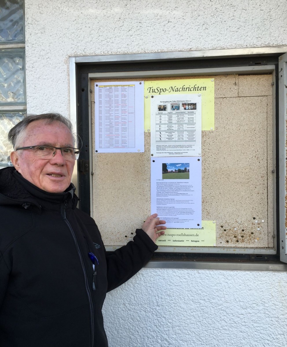 Wichtige Informationen auch analog