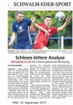 Bericht in der HNA vor einem Jahr