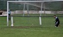 ... und dann lag der Ball plötzlich im Netz