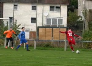 Die "Landsburg" in Allendorf war diesmal zu hoch für das SG Neukirchen/R II-Team
