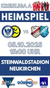 Sonntag: SG Neukirchen/Röllsh. II gegen Immichenhain/Ottrau I KLA